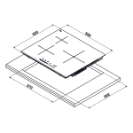 Bếp từ ba vùng nấu Hubscher IHC-6268.HP